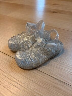 Carter's Glitter Clear Jelly Sandals
